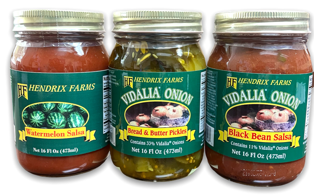 Hendrix Farms Vidalia Onion Salsa and Bread and Butter Pickles Variety Pack