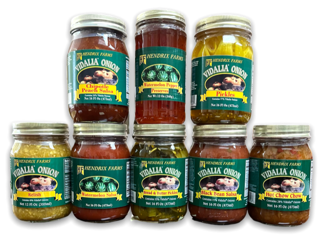 Hendrix Farms Build Your Own Vidalia Onion 3-Jar Condiment Set