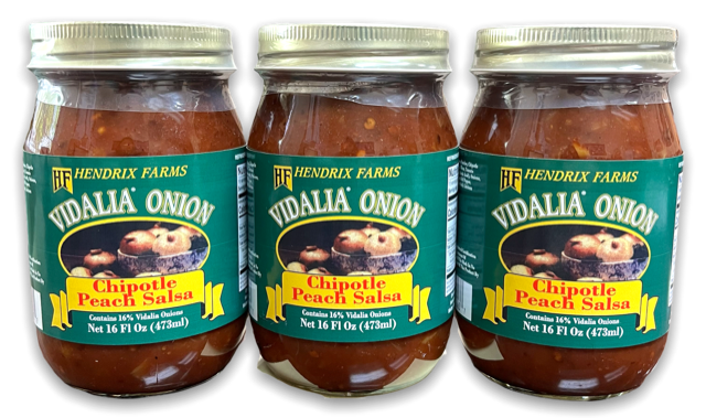 Hendrix Farms Vidalia Onion Chipotle Peach Salsa